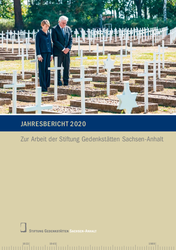 Titelseite des Jahresberichts 2020