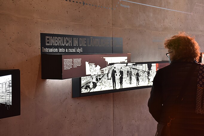 Die Graphic Novel der Dauerausstellung "Gardelegen 1945. Das Massaker und seine Nachwirkungen" in der Gedenkstätte Gardelegen